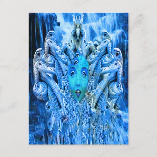 Medusa Metamorphose Postkarte (Vorderseite)