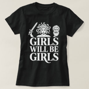 Medusa mit dem Leiter von Perseus Feministin T-Shirt