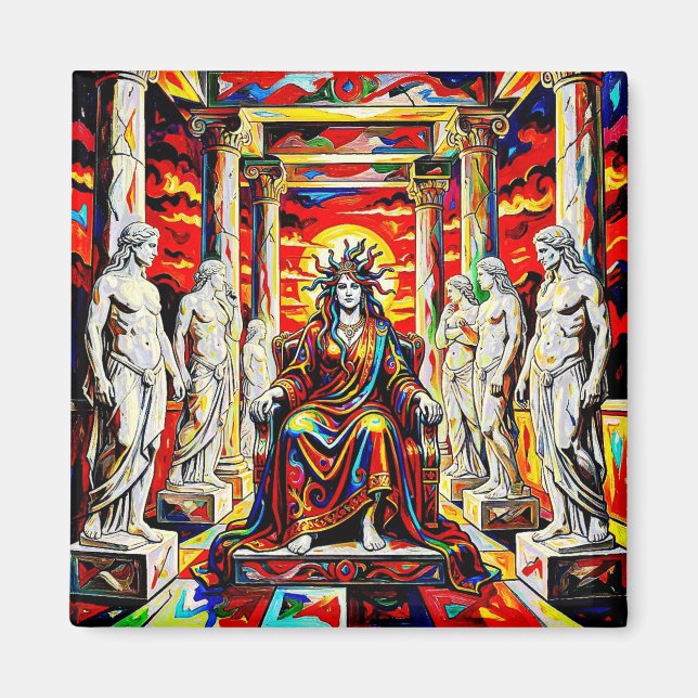 Medusa mit ihren Opfern Magnet (Vorne)