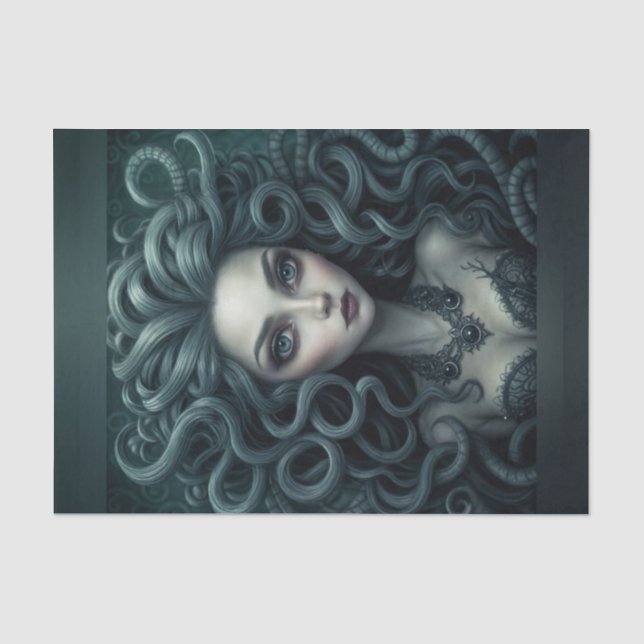 Medusa Mythisches Dekoupage Paper Seidenpapier (Vorderseite)