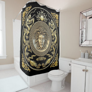 Medusa Oriental Aubusson Designer Area Duschvorhang