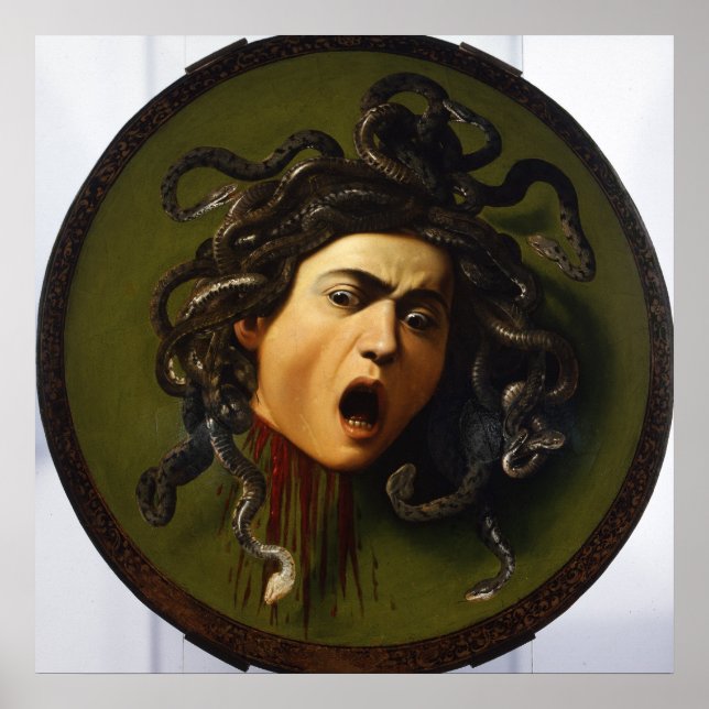 Medusa par Caravaggio - Poster (Devant)