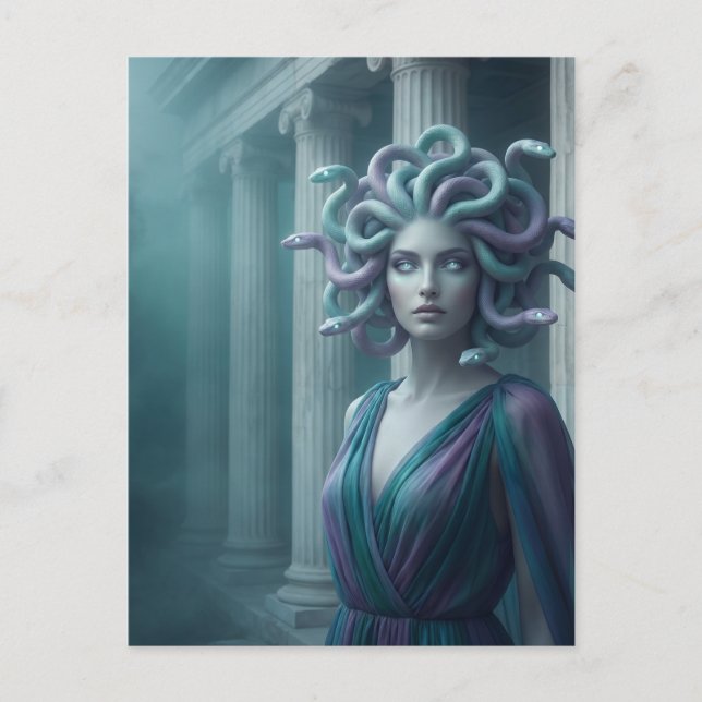Medusa Postkarte (Vorderseite)