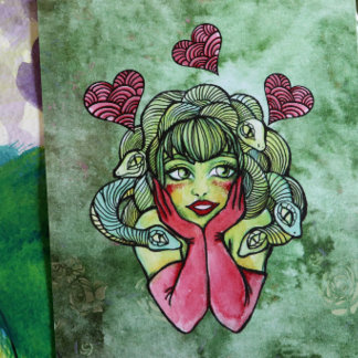 Medusa Postkarte