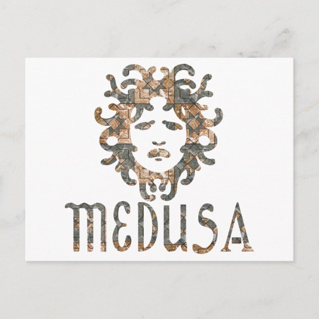 Medusa Postkarte (Vorderseite)