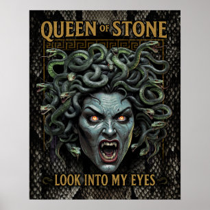 Medusa Queen of Stone Poster