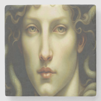 Medusa Renaissance Stil Steinuntersetzer