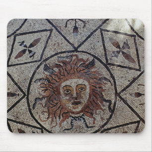 Medusa, römisches Mosaik vom Haus von Orpheus Mousepad