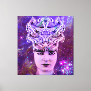 Medusa Schlangenfrau Leinwanddruck