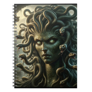 Medusa Stare of Death Head of Snakes Notizblock