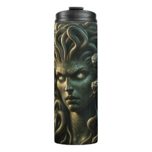 Medusa-Starren des Todes, Kopf der Schlangen Thermosbecher