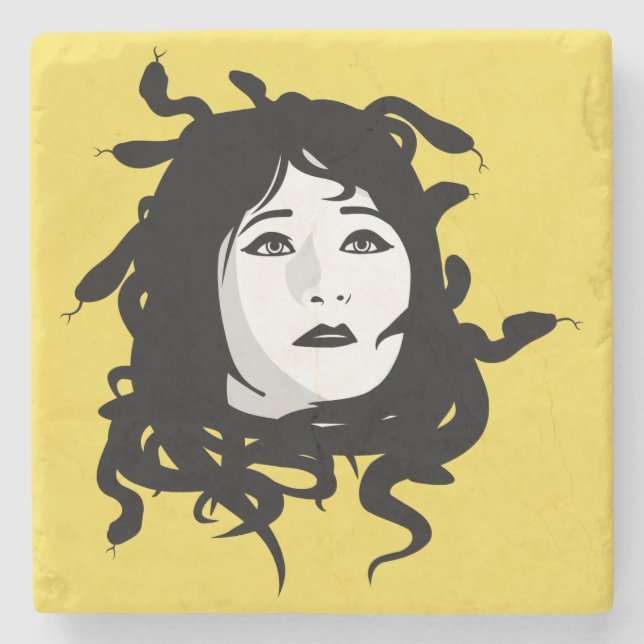 Medusa Steinuntersetzer (Vorderseite)