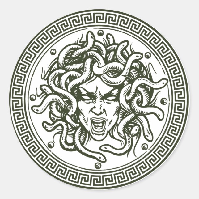 Medusa Sticker (Vorderseite)