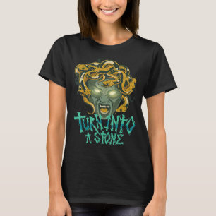 Medusa Stone Alte griechische Mythologie T-Shirt