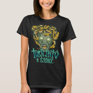 Medusa Stone Alte griechische Mythologie T-Shirt