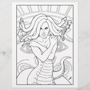 Medusa The Gorgon - Farbseite