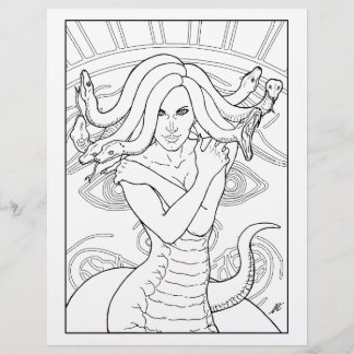 Medusa The Gorgon - Farbseite