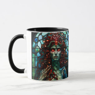 Medusa - Tiffany Glasfenster im Tiffany-Stil Tasse