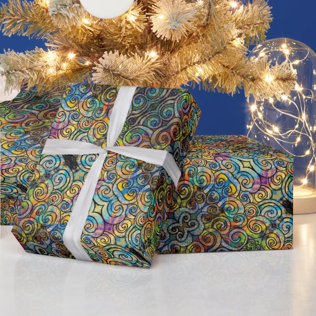 Medusas haarwackeliges Papier Geschenkpapier (Feiertage)