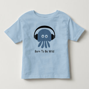 Méduses bleues DJ soutenues pour être T-shirt
