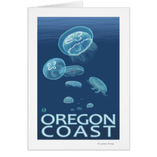 Méduses de côte de l'Orégon