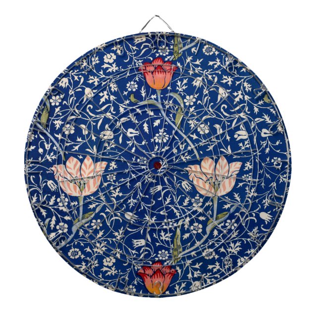 Medway Pattern (von William Morris) Dartscheibe (vorne)