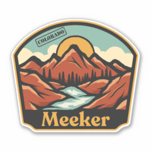 Meeker, Colorado Aufkleber