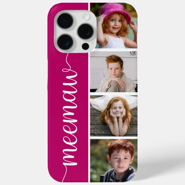 Meemaw 4 Foto Case-Mate iPhone Hülle (Rückseite)