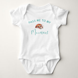 Meemaw-Flusskrebs-Baby-Shirt Baby Strampler