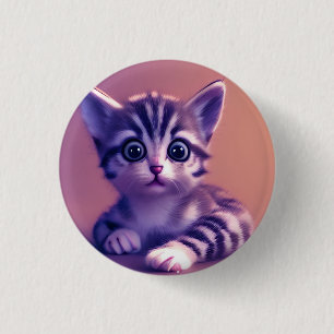 Meeow! 3 cm Abzeichen Button