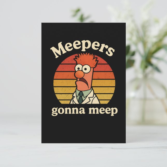 Meepers  gonna meep dankeskarte (Stehend Vorderseite)