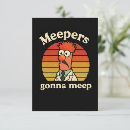 Meepers werden meepen dankeskarte