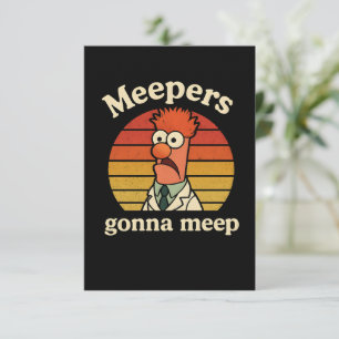 Meepers werden meepen dankeskarte