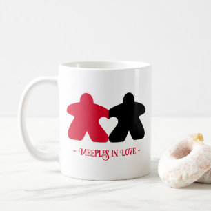 Meepes en Amour, Mug Rouge & Noir