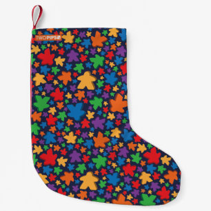 Meeple Druck-WeihnachtsStrumpf Kleiner Weihnachtsstrumpf