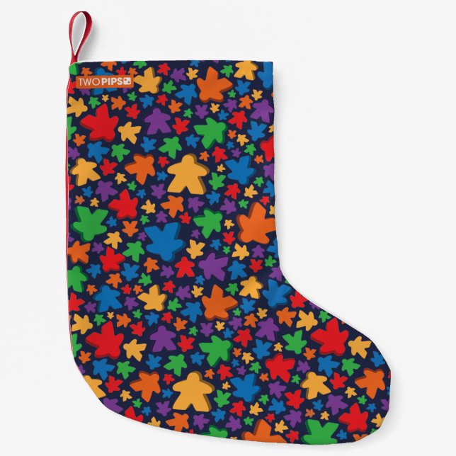Meeple Druck-WeihnachtsStrumpf Kleiner Weihnachtsstrumpf (Vorderseite)