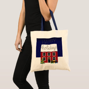 Meeples Zuhause für die Holidays Basic-Tasche Tragetasche