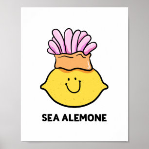 Meer-A-Zitrone Zitrone Frucht Poster