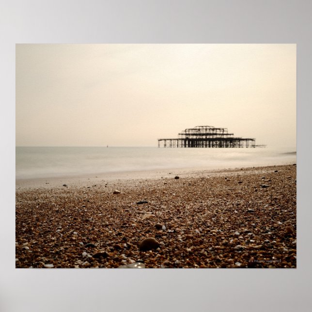 Meer am Brighton Beach Poster (Vorne)