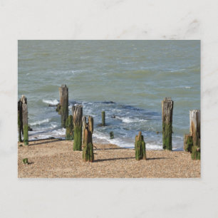 Meer an Landguard Point Suffolk Postkarte