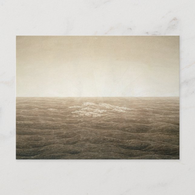 Meer bei Sonnenaufgang, 1828 Postkarte (Vorderseite)