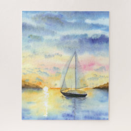 Meer bei Sonnenuntergang