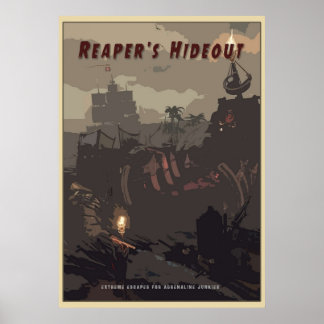 Meer der Diebe Sensenmänner Hideout Poster