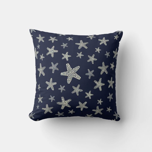 Meer des Starfish-Musters Kissen (Vorderseite)