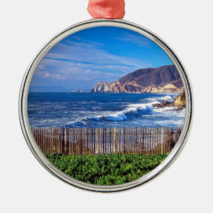 Meer Half Moon Bay Kalifornien Silbernes Ornament