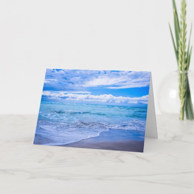 Meer, Himmel und Inspirier Karte (Vorderseite)