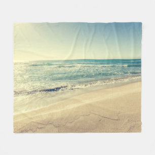 Meer im Winter Fleecedecke