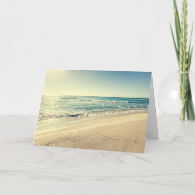 Meer im Winter Karte (Vorderseite)