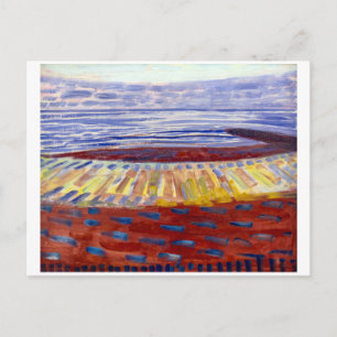 Meer nach Sonnenuntergang Piet Mondrian Postkarte