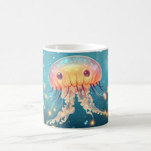 Meer-Oktopus Cartoon-Stil lebendig Cute Farbig Kaffeetasse
